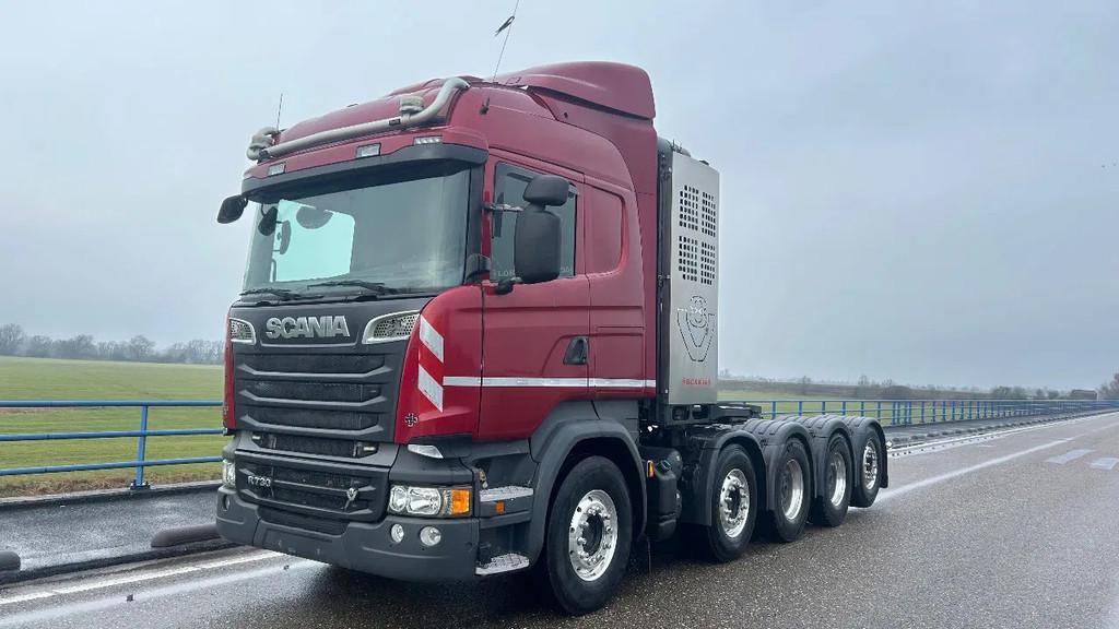 Scania R730 V8 R730 10x4*6 | Retarder | PTO | 160 Ton | full, Auto's, Vrachtwagens, Automaat, Euro 6, Scania, 730 pk