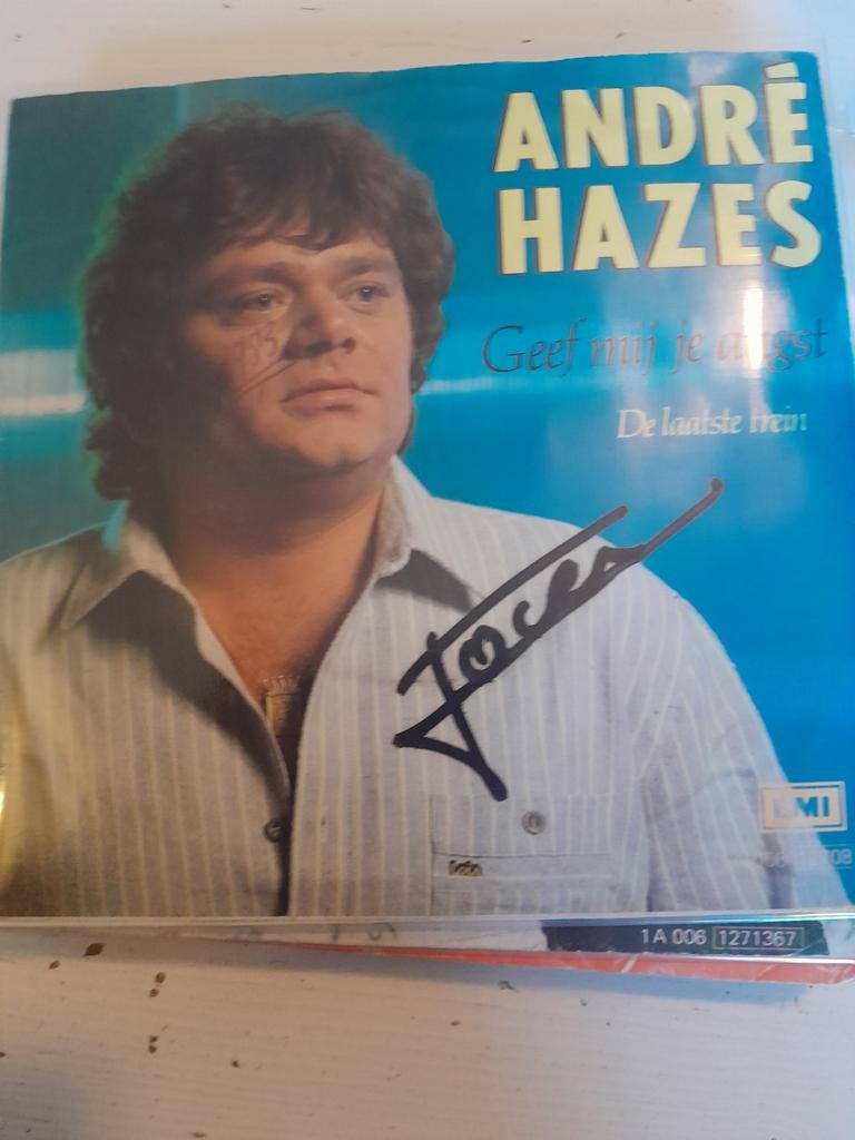 Andre hazes 7inch geef mij je angst, Ophalen of Verzenden, Zo goed als nieuw, Nederlandstalig