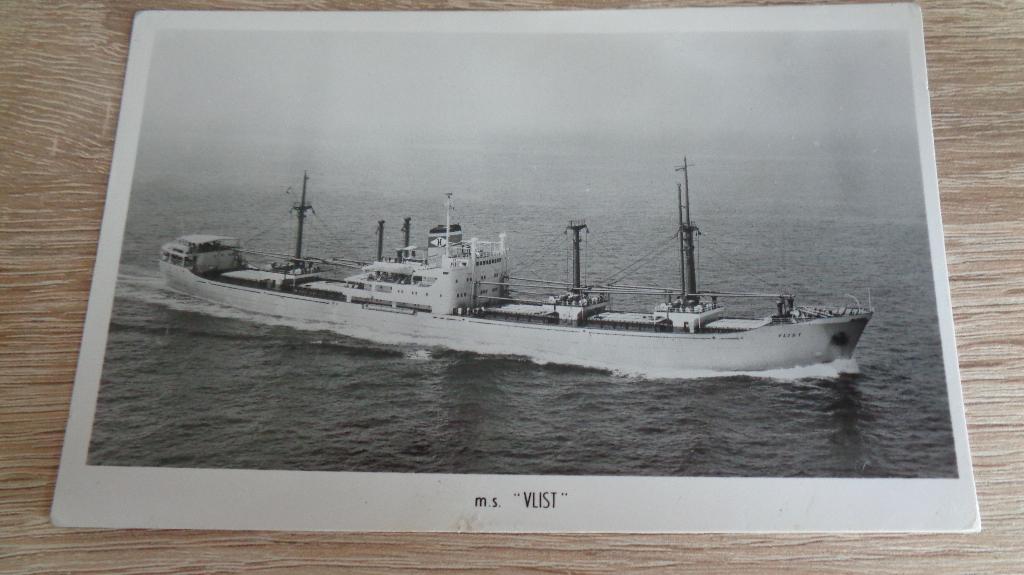 m.s. Vlist, Verzamelen, Scheepvaart, Verzenden, Zo goed als nieuw, Kaart, Foto of Prent
