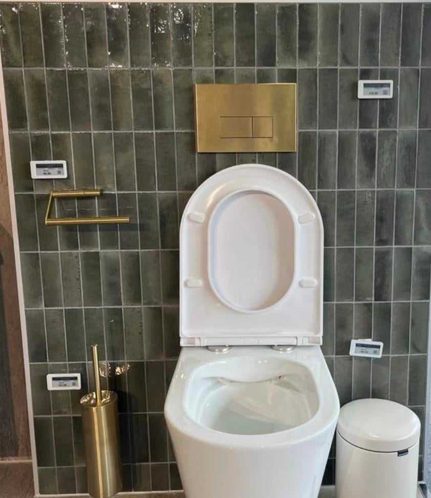 Ragno Gleeze Wandtegel - 5x15cm - Grigio Glans - 5,67m², Ophalen