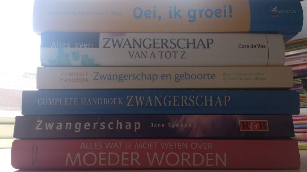 Verzameling 5 Zwangerschapsboeken, Ophalen, Zo goed als nieuw, Zwangerschap en Bevalling