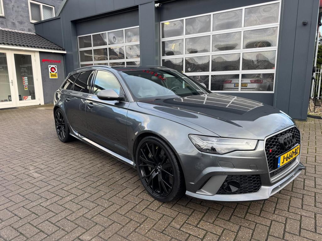 Audi RS6 Avant 4.0 TFSI RS 6 quattro performance Pro Line Pl, Auto's, Gebruikt, 3993 cc, Leder en Alcantara, 5 stoelen