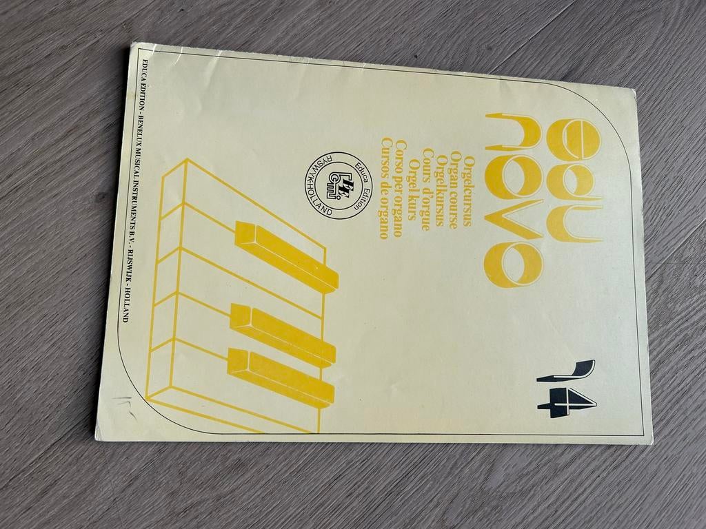 Edu Novo cursus orgelmuziek, Ophalen of Verzenden, Artiest of Componist, Klassiek