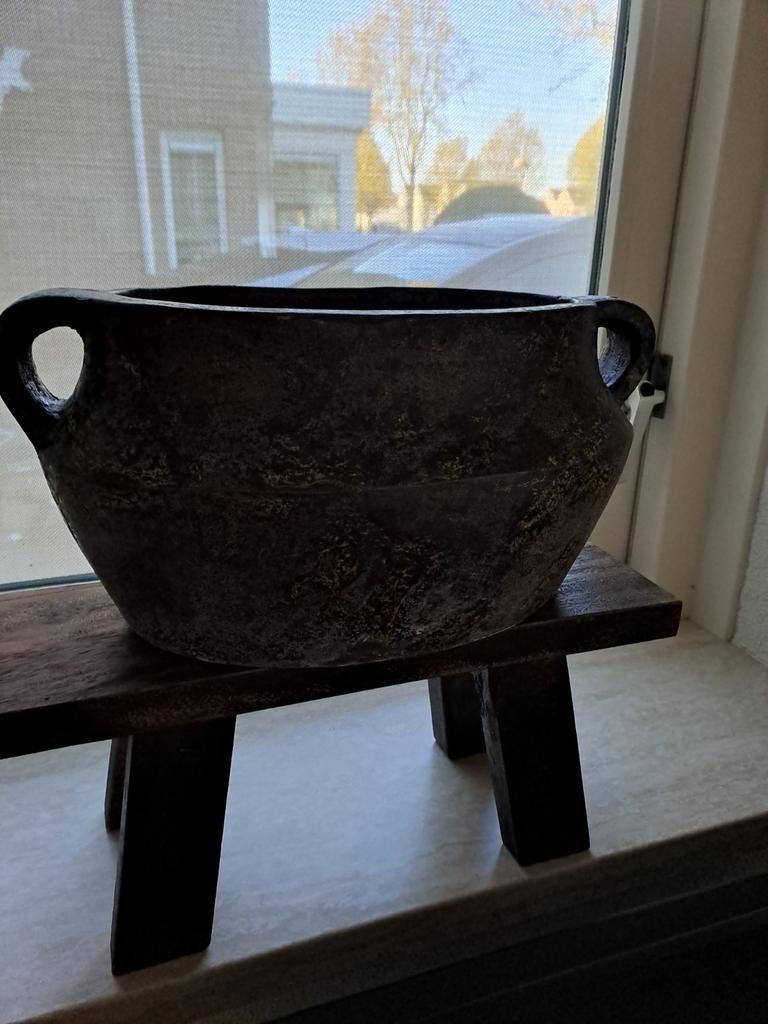 Bloempot, Ophalen, Rond, Zo goed als nieuw, Minder dan 40 cm