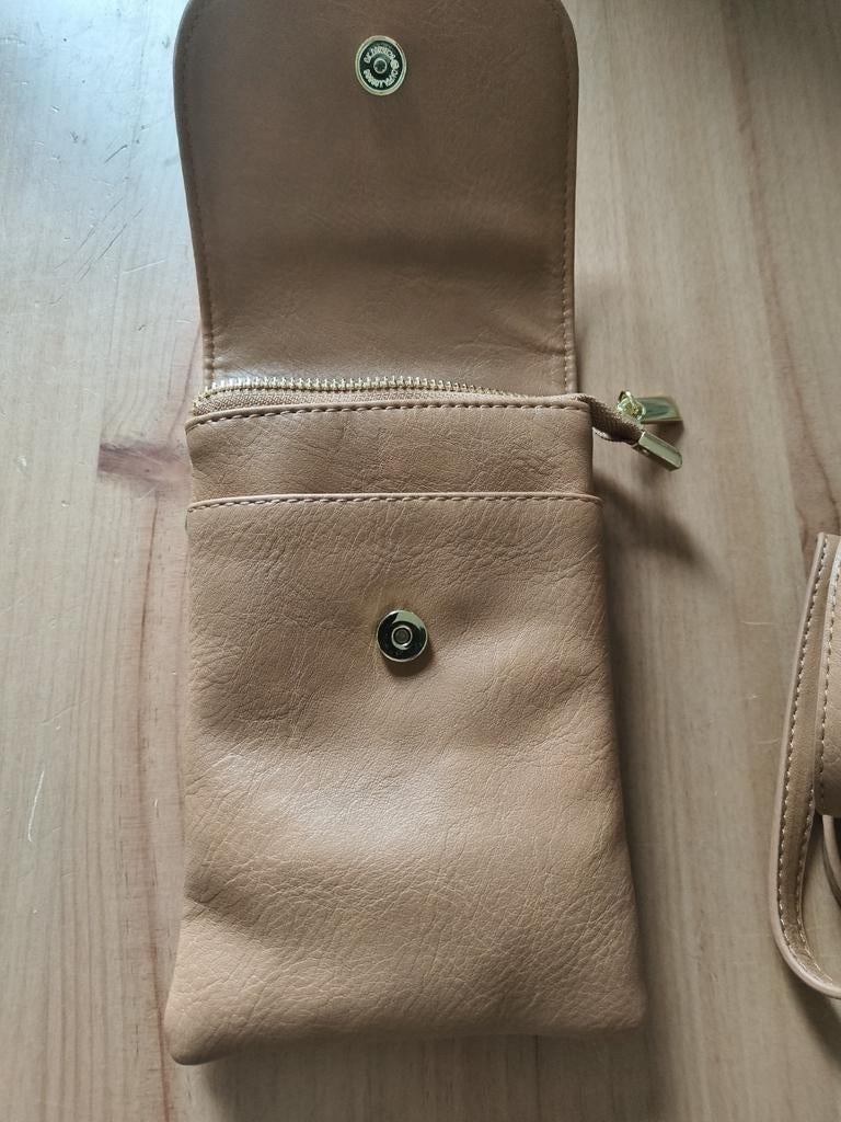 Mooi leren heuptasje nieuw, Overige merken, Bruin, Verzenden, Nieuw