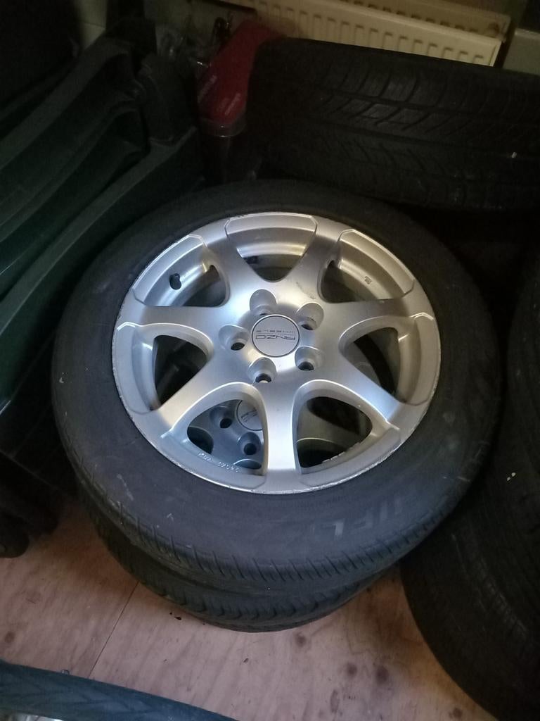 15 inch 5x100 LM| zomerset silvere anzio velgen, Auto-onderdelen, Ophalen, 14 inch, Gebruikt, Banden en Velgen