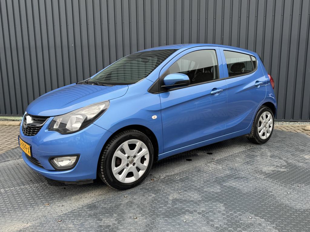 Opel KARL 1.0 ecoFLEX Edition | Bluetooth | Parkeersensoren, Voorwielaandrijving, Stof, Gebruikt, Blauw