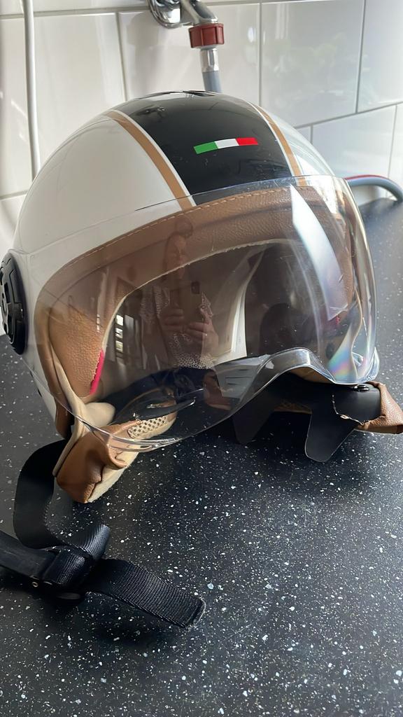 Scooter helm maat M, Ophalen, Gebruikt, Medium
