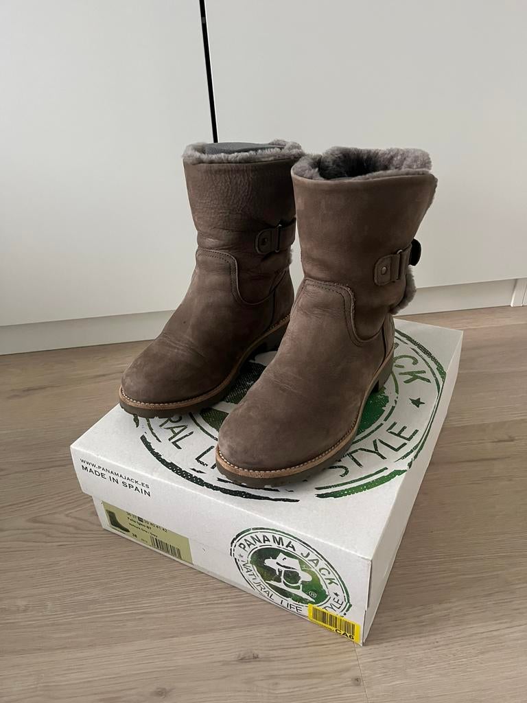 Panama Jack laarsjes, Bruin, Lage of Enkellaarzen, Ophalen of Verzenden, Zo goed als nieuw