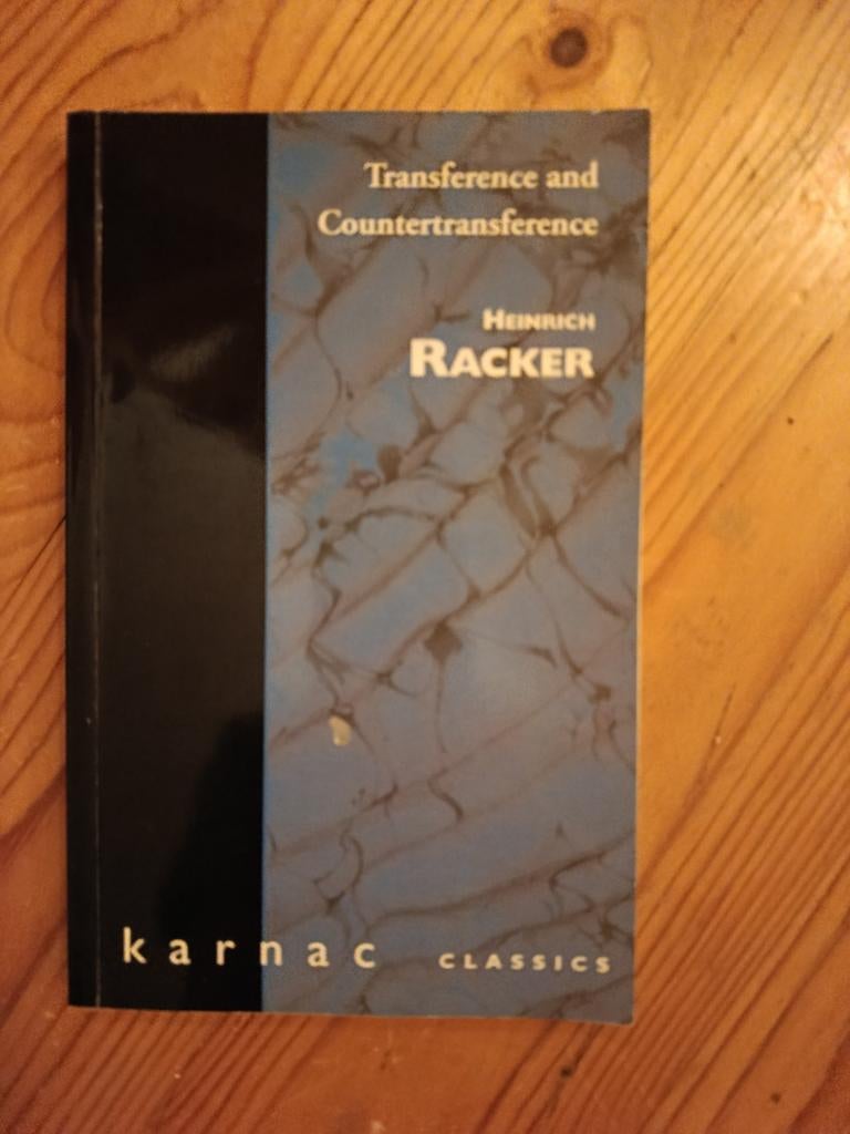 Transference and Countertransference - Heinrich Racker, Boeken, Psychologie, Zo goed als nieuw, Klinische psychologie, Ophalen of Verzenden