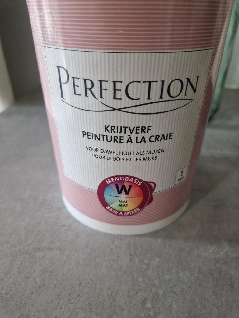 Twee blikken krijtverf, Minder dan 5 liter, Ophalen of Verzenden, Nieuw, Verf