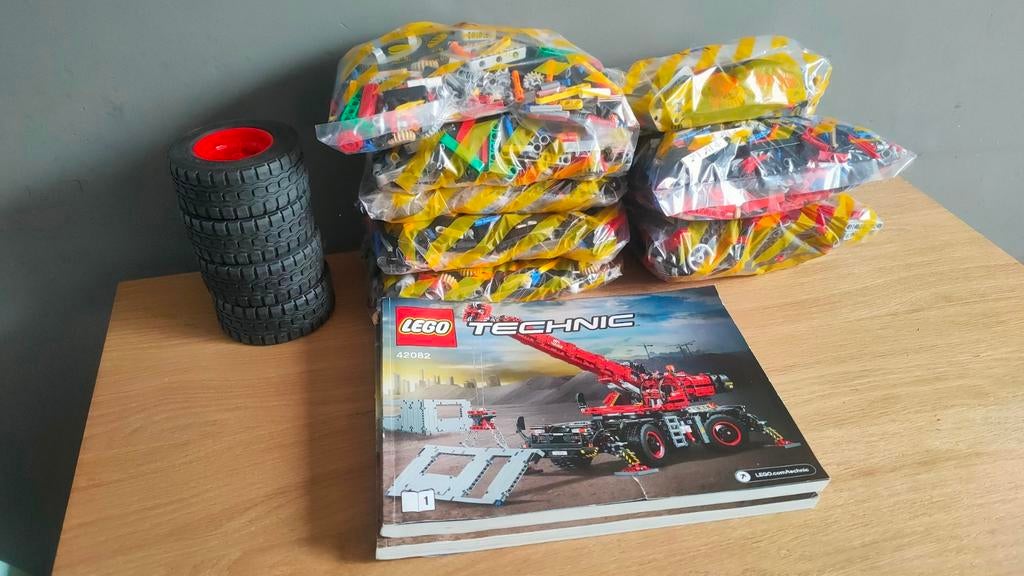 Lego Technic 42082 Kraan, Gebruikt, Lego, Ophalen of Verzenden, Technic