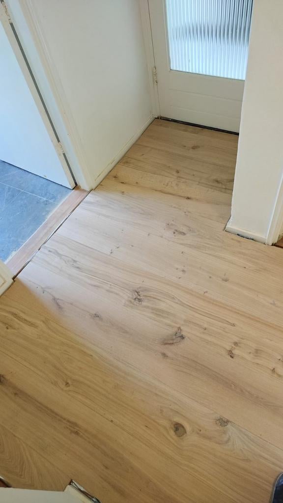 Houten vloer/laminaat/pvc gekocht? Wij leggen voor 6,- p/m2!, Verzenden, 75 m² of meer, Parket, grenen, eiken, pvc, laminaat