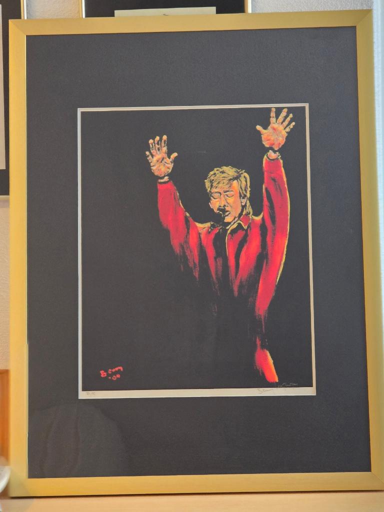 Schilderij van zanger Benny Neyman, Antiek en Kunst, Ophalen