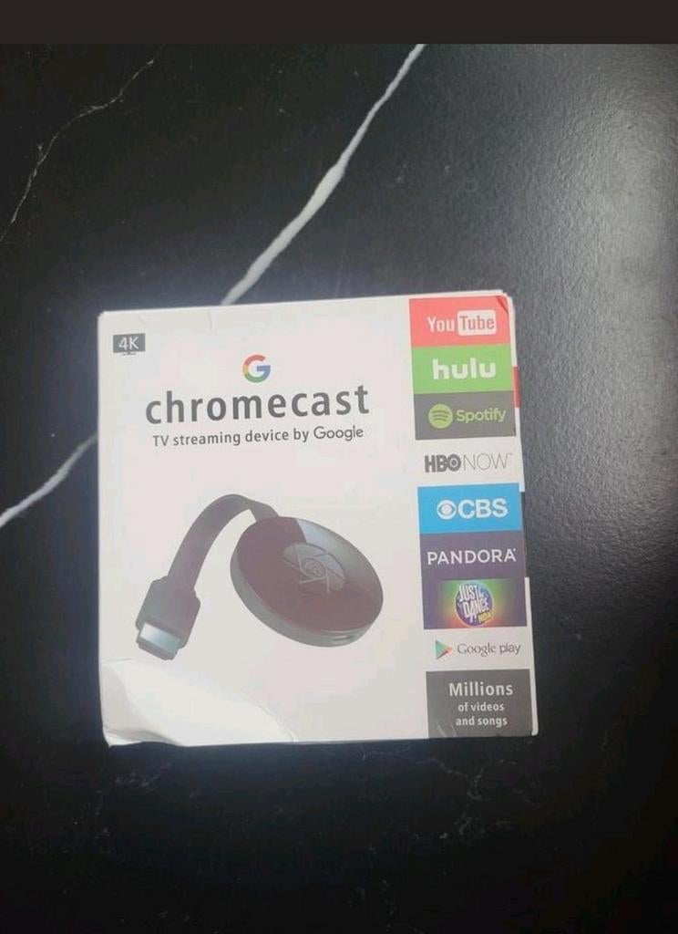 Google Chromecast 4K TV streaming device, Audio, Tv en Foto, Mediaspelers, Ophalen of Verzenden