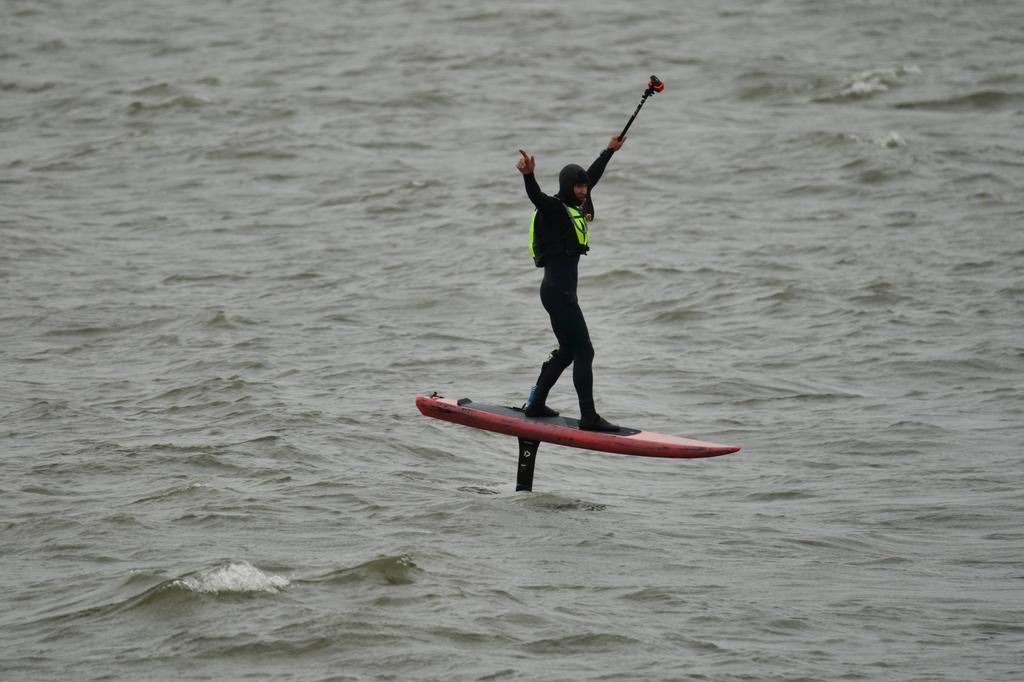 Volledige downwind foil set incl parawing foil, mast & board, Watersport en Boten, Kitesurfen, Ophalen, Overige typen, Foil, Zo goed als nieuw