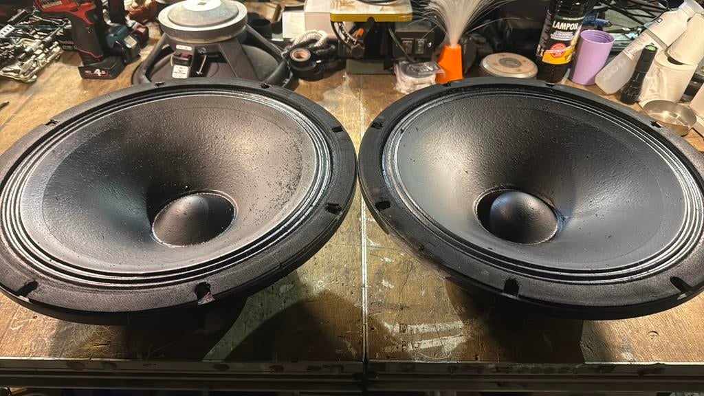 18 inch rcf l18-851kn woofers 4ohm te koop, Gebruikt, Subwoofer, 120 watt of meer, Ophalen