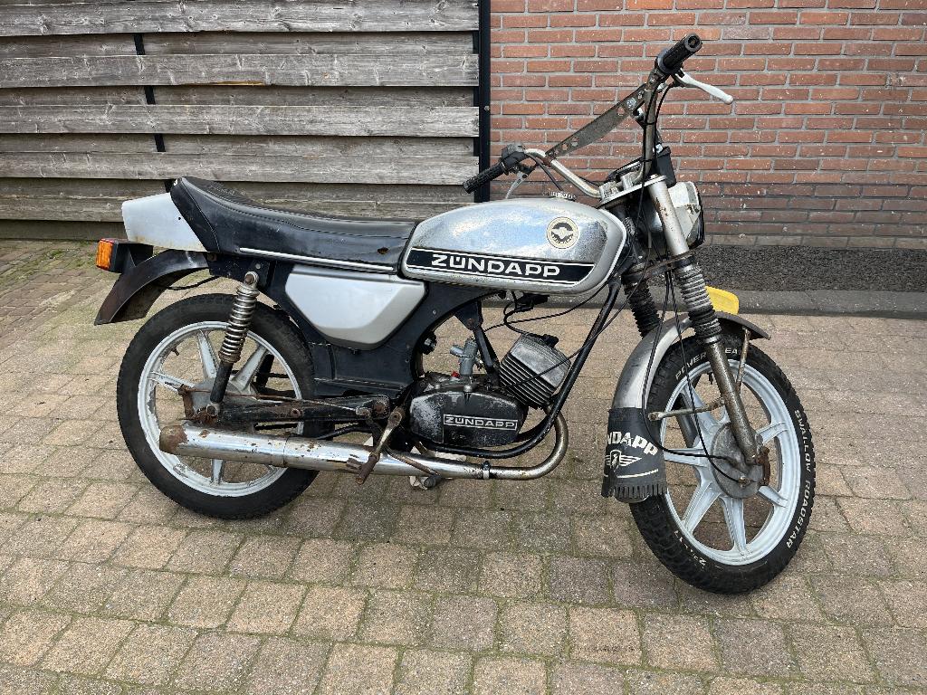 Zundapp GTS 50 brommer rijden te zien frame 529 blok 280-77, Ophalen, Gebruikt, Maximaal 45 km/u, GTS50