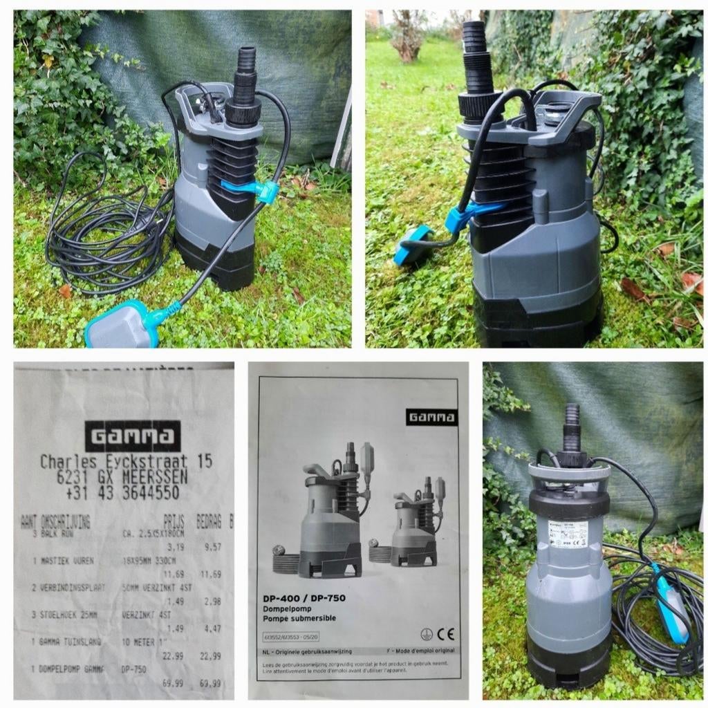 Dompelpomp, Ophalen, Zo goed als nieuw