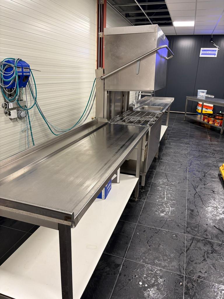 Hobart Aupta doorschuifvaatwasser, Ophalen of Verzenden, Gebruikt, Reinigen