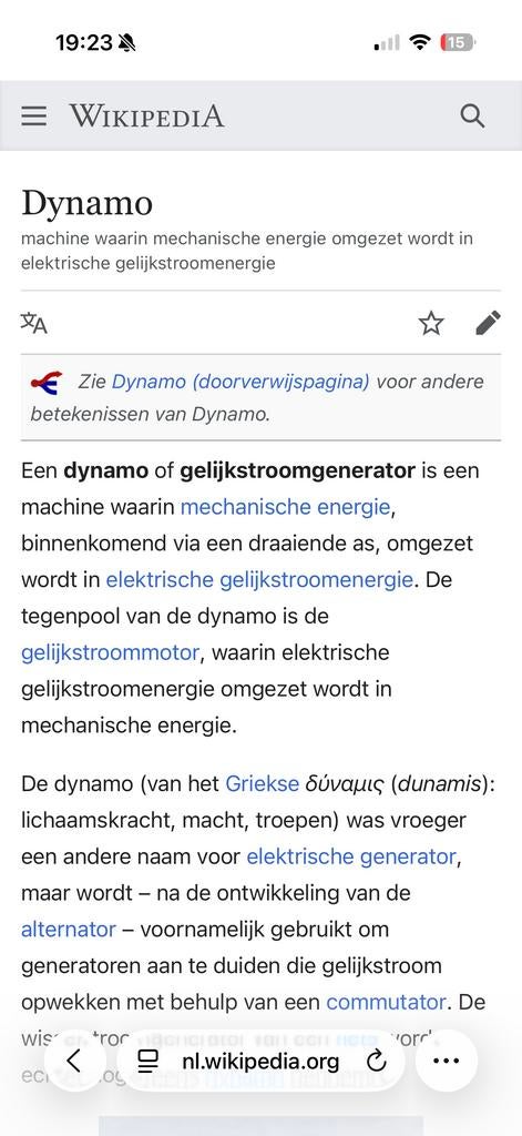 Originele dynamo voor Samofa 4DQ, 4DQ45, 4DQ50 motoren, Ophalen of Verzenden, Gebruikt, Motor en Techniek