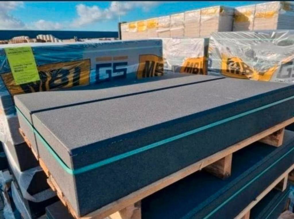 ACTIE Beton traptrede antraciet Facetto 100x35x15cm s-partij, Tuin en Terras, Bielzen en Borders, Ophalen of Verzenden, Nieuw