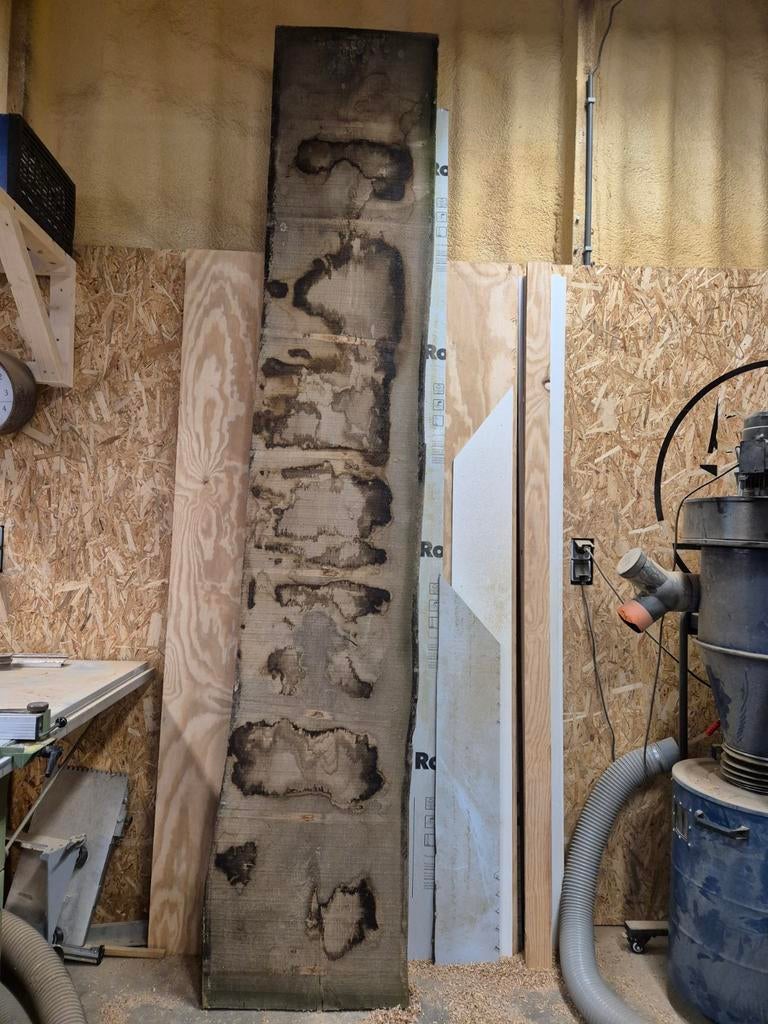 Eiken schaaldeel droog, Doe-het-zelf en Verbouw, Hout en Planken, Ophalen, Eiken, Nieuw, Plank