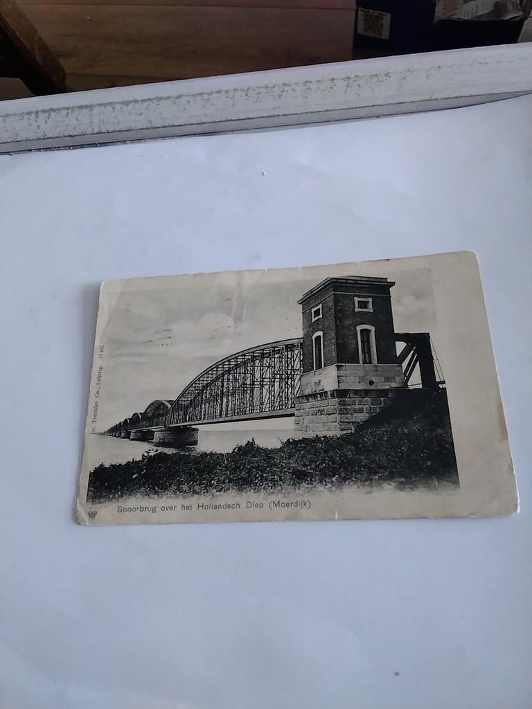 SPOORBRUG  OVER HET HOLLANDSCH DIEP (MOERDIJK), Ophalen of Verzenden, Voor 1920, Noord-Brabant