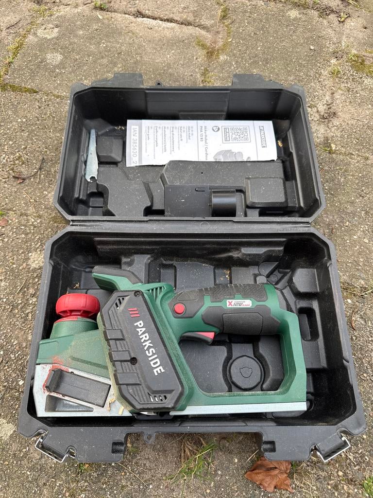 Parkside 12V Accu Schaafmachine PHA 12 B2, Ophalen of Verzenden, Gebruikt, Accu, Overige soorten