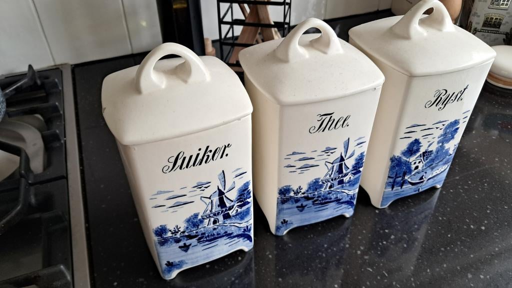 Koffie thee suiker pot, Ophalen of Verzenden