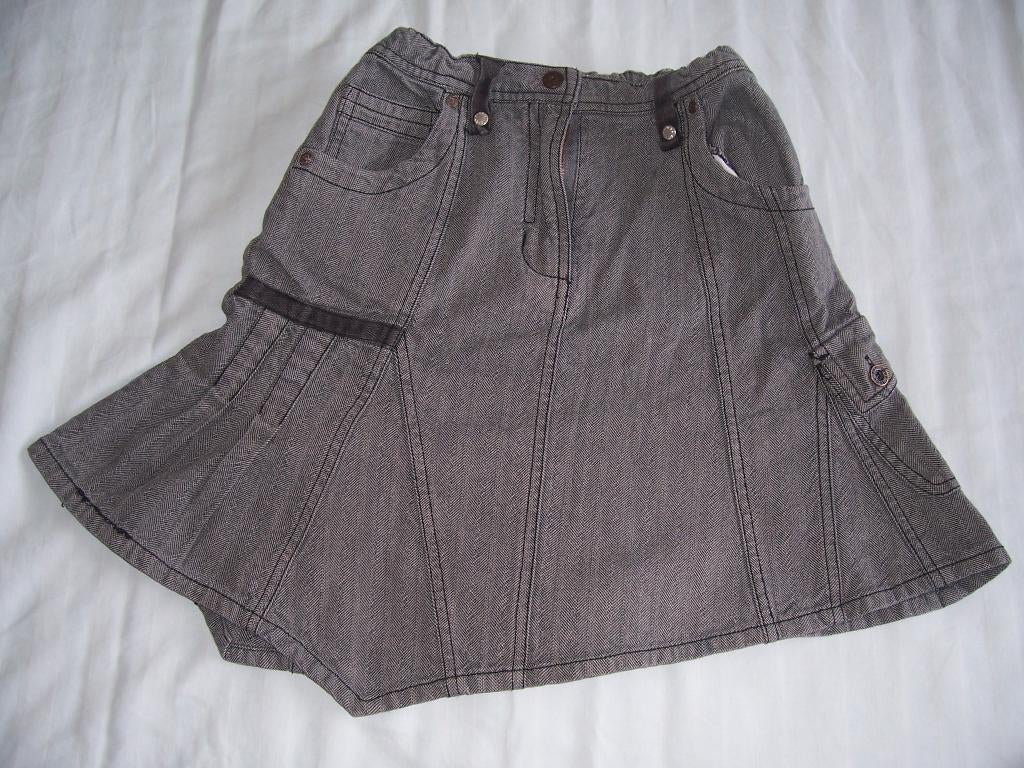 Leuke grijze rok merk Five & co / 5&co maat 134/140, Kinderen en Baby's, Kinderkleding | Maat 134, Gebruikt, Meisje, Ophalen of Verzenden