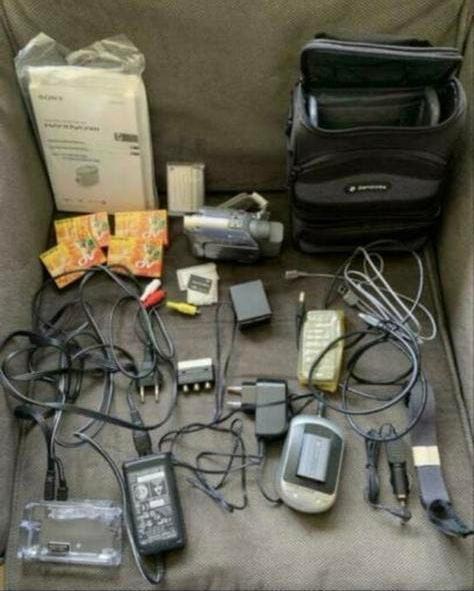 Sony Handycam DCR-HC + veel xtra acessoires, alles is NIEUW, Ophalen, Nieuw, Sony, 20x of meer