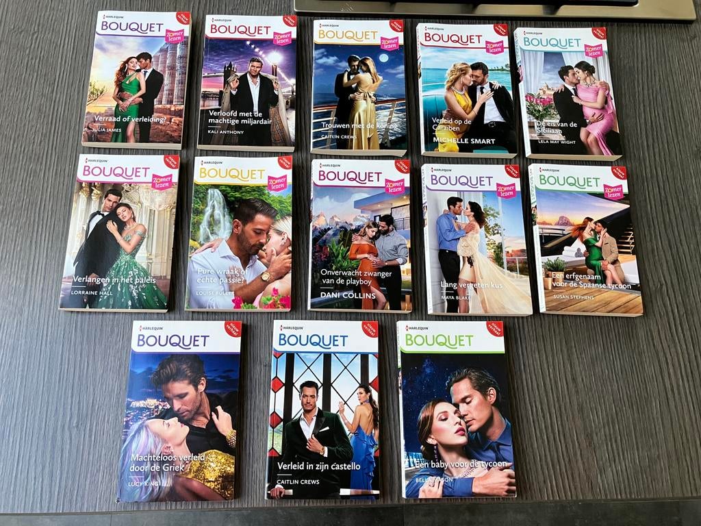 13X Bouquet Harlequin - losse verhalen, Ophalen of Verzenden, Gelezen, Amerika