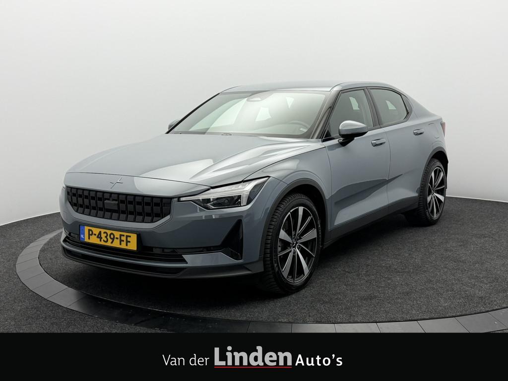 Polestar 2 Standard Range Single Motor 63kWh SOH 92,6% | Cam, Auto's, Polestar, Polestar 2, Stof, Gebruikt, Zwart