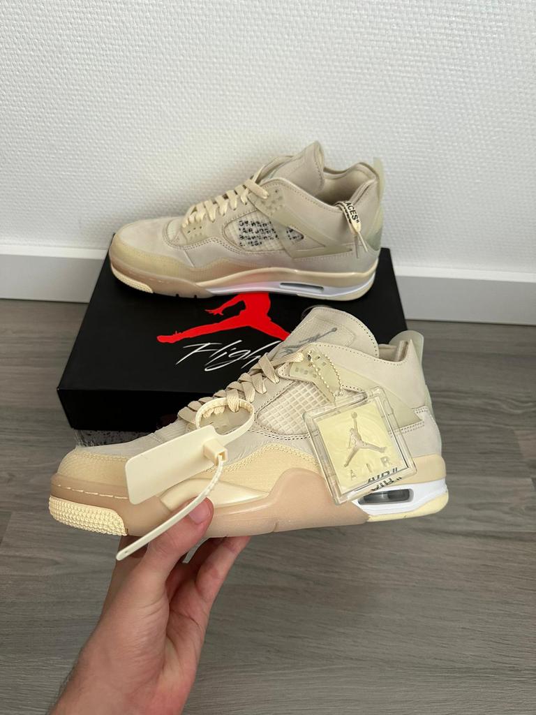 Nike air jordan 4 offwhite sail, Kleding | Heren, Schoenen, Ophalen of Verzenden, Zo goed als nieuw, Wit