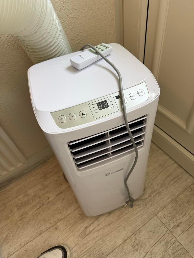 Diamant Mobiele airco, Witgoed en Apparatuur, Airco's, Ophalen, Gebruikt, Koelen en Ontvochtigen, Afstandsbediening