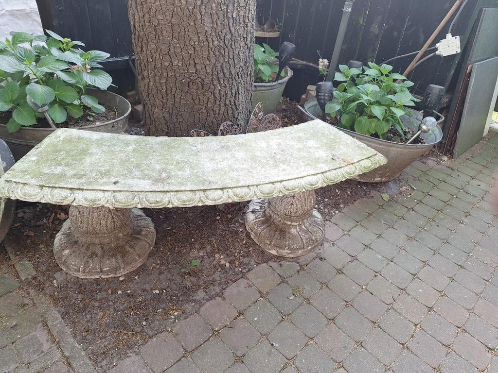 Bankje beton, Ophalen, Overige materialen