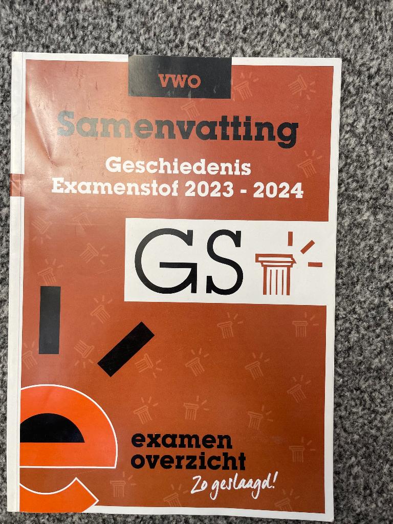 Examenbundel Geschiedenis jaar 23/24, Boeken, Schoolboeken, Verzenden, Zo goed als nieuw, VWO, Geschiedenis