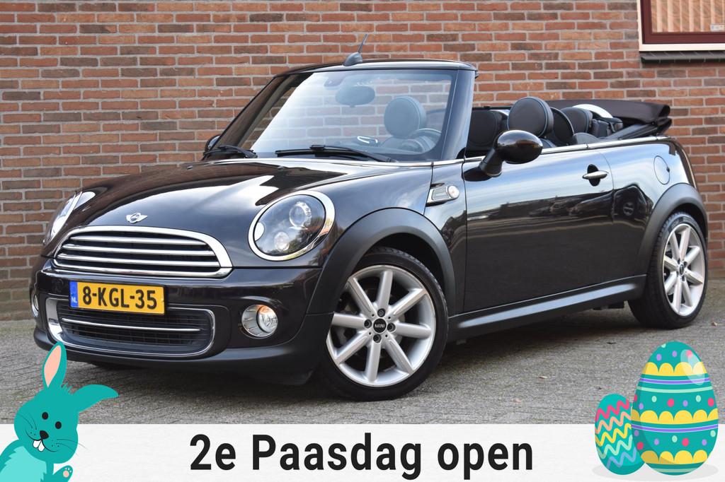 Mini Mini Cabrio 1.6 Cooper Highgate '13 Xenon Leder Clima N, Euro 5, Gebruikt, Bluetooth, 4 cilinders