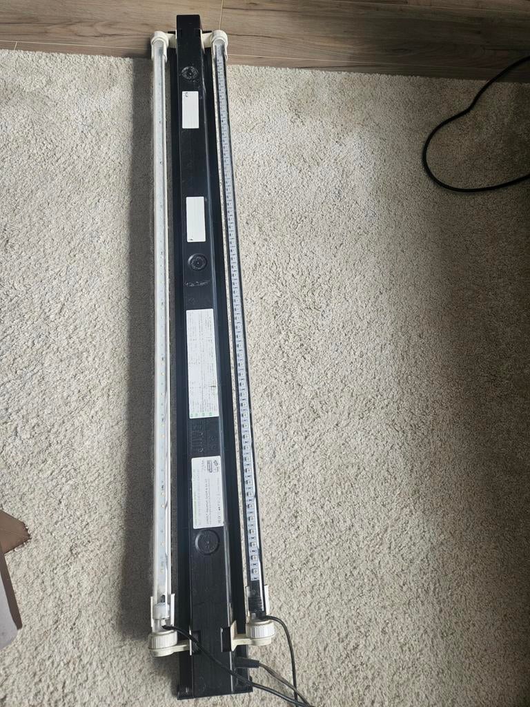 Juwel HiLite 120 cm armatuur + Superfish RetroLED upgrade (R, Ophalen, Zo goed als nieuw, Verlichting of Verwarming