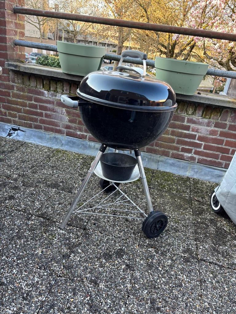 Weber BBQ - Bar-B-Kettle-houtskoolbarbecue Ø 47 cm, Ophalen, Gebruikt
