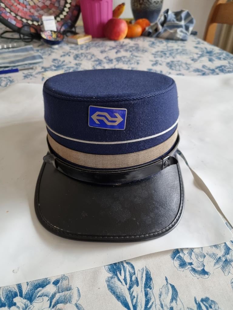 NS pet donkerblauw met logo, Ophalen of Verzenden