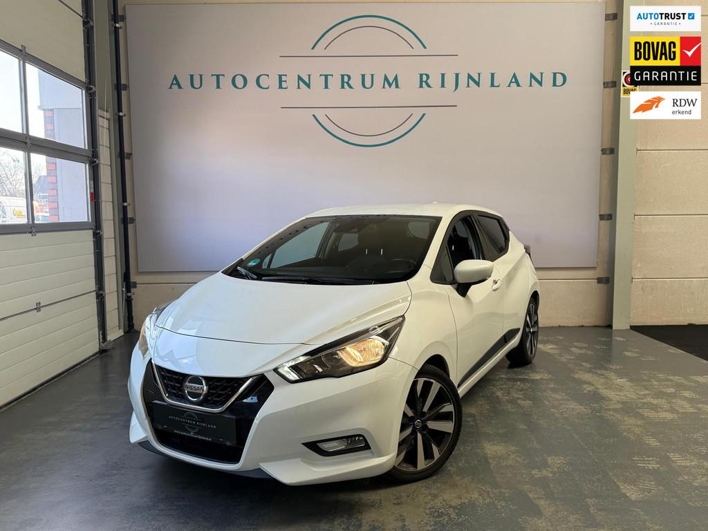 Nissan Micra 1.0 IG-T N-Style Automaat, Camera, Stoelverwarm, Auto's, 525 kg, Nieuw, 3 cilinders, Geïmporteerd
