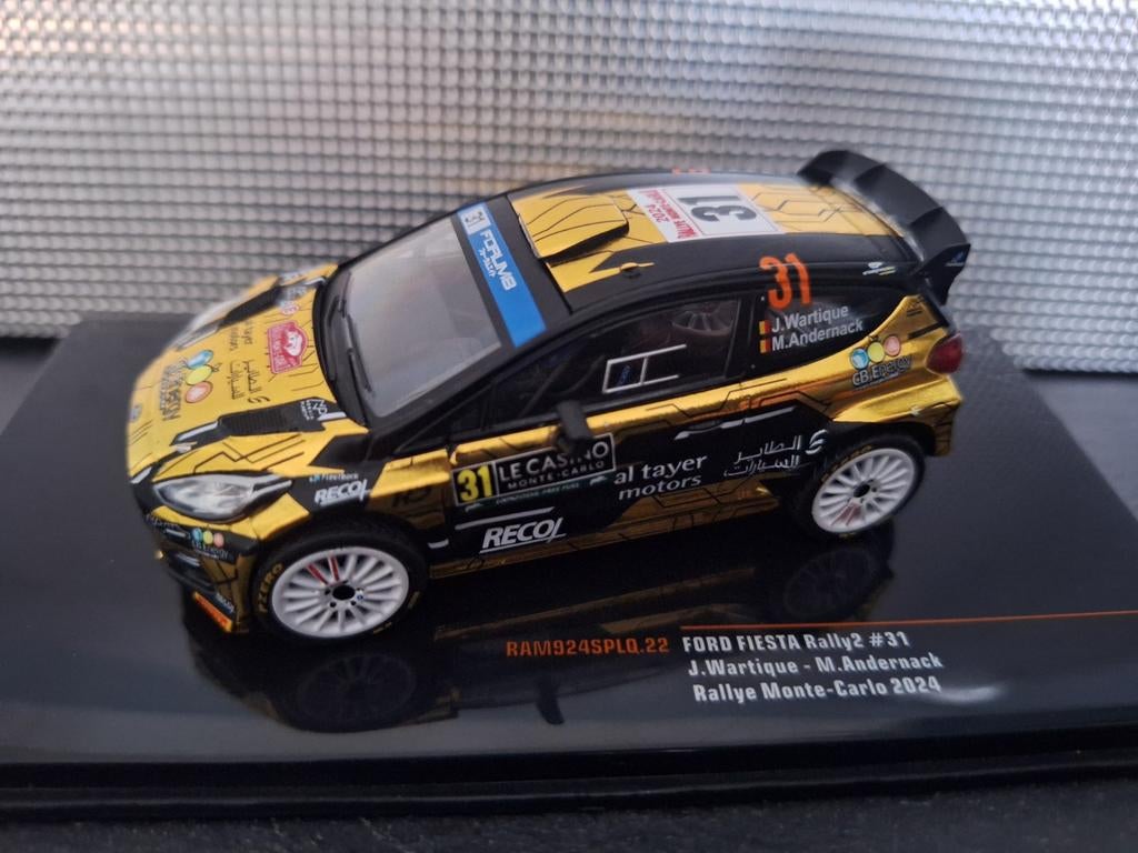 Ford Fiesta Rally 2 #31 WRC Monte Carlo Rally 2024 1:43, Overige merken, IXO, IXO, Nieuw
