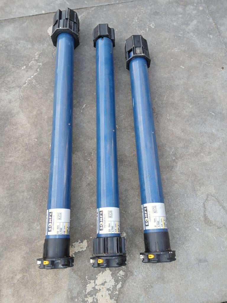 Somfy  motoren, Doe-het-zelf en Verbouw, Rolluiken, Ophalen of Verzenden, Wit, Minder dan 100 cm, Minder dan 100 cm