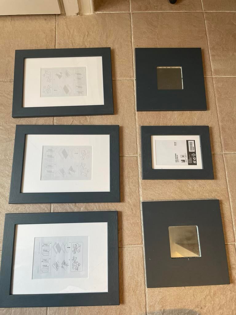 Fotolijsten en spiegels, Ophalen, Gebruikt