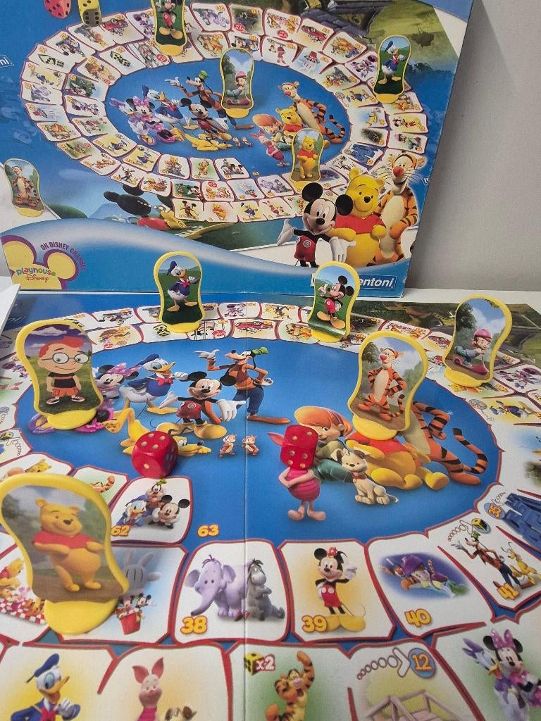 Disney ganzen bord spel, Ophalen of Verzenden, Overige figuren, Gebruikt, Overige typen