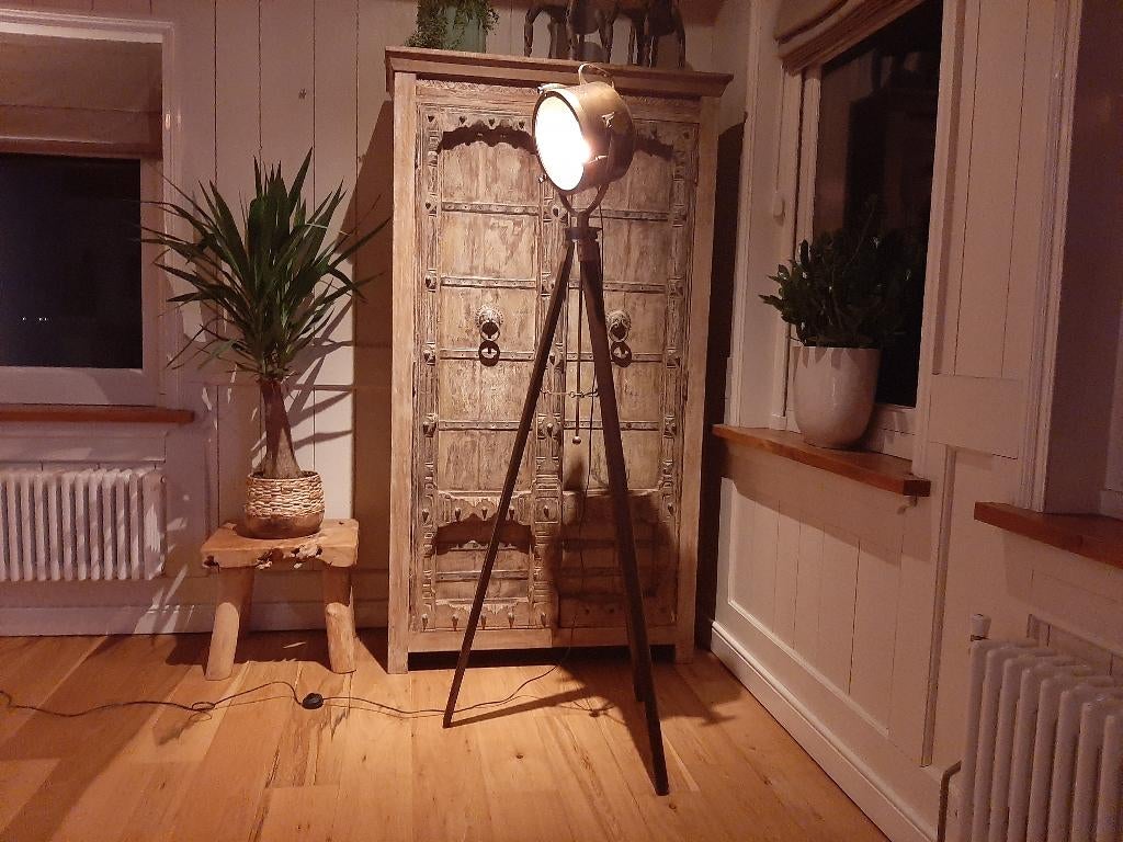 Prachtige theaterlamp scheepslamp antieke chesterfield lamp, Ophalen