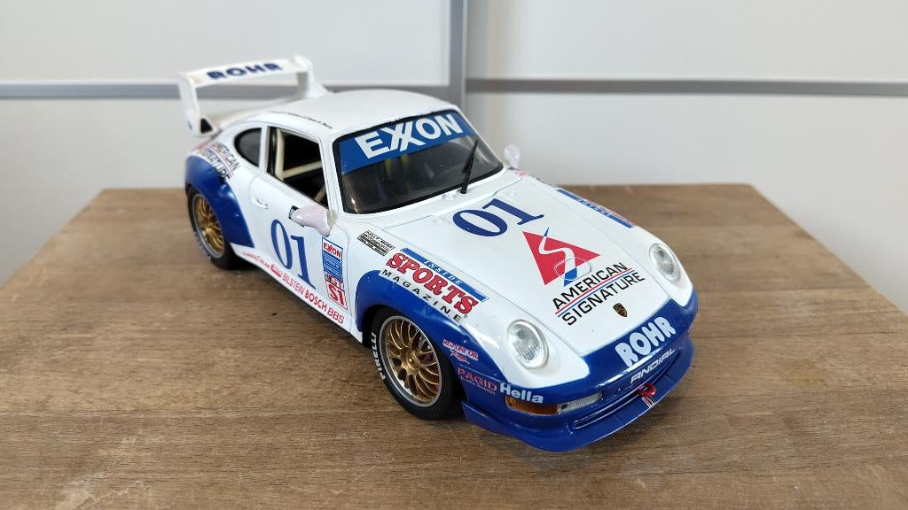 Porsche 911 Turbo Rally - 1:18 - Anson, Ophalen of Verzenden, Zo goed als nieuw, Auto, Anson