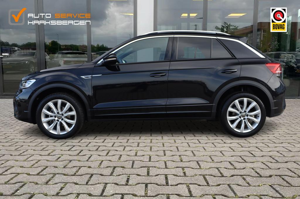 Volkswagen T-Roc 1.5 TSI R-Line | ACC | Camera | Keyless |, Zwart, 4 cilinders, 150 pk, Alcantara